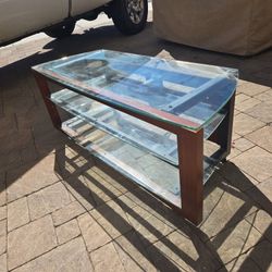Glass TV Console 