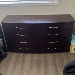 8 Drawer Wood Dresser