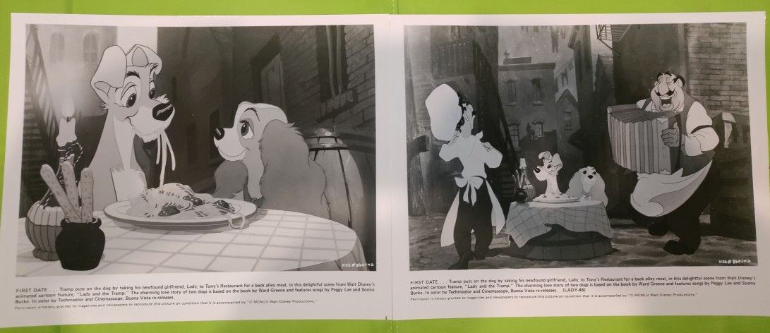Vintage Disney Press Release Pictures