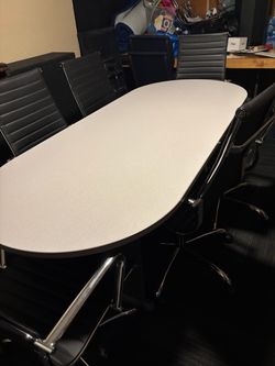 Conference Table and Six Chairs
