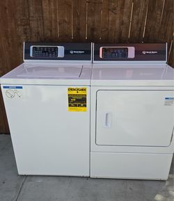 Speed queen commercial heavy duty washer and dryer