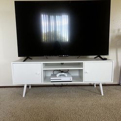 White TV Stand 