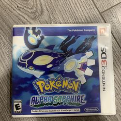 Pokemon Alpha Saphire For Nintendo 3DS