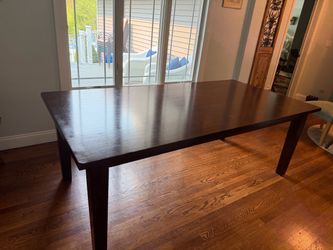 Dark Wood Dining Table
