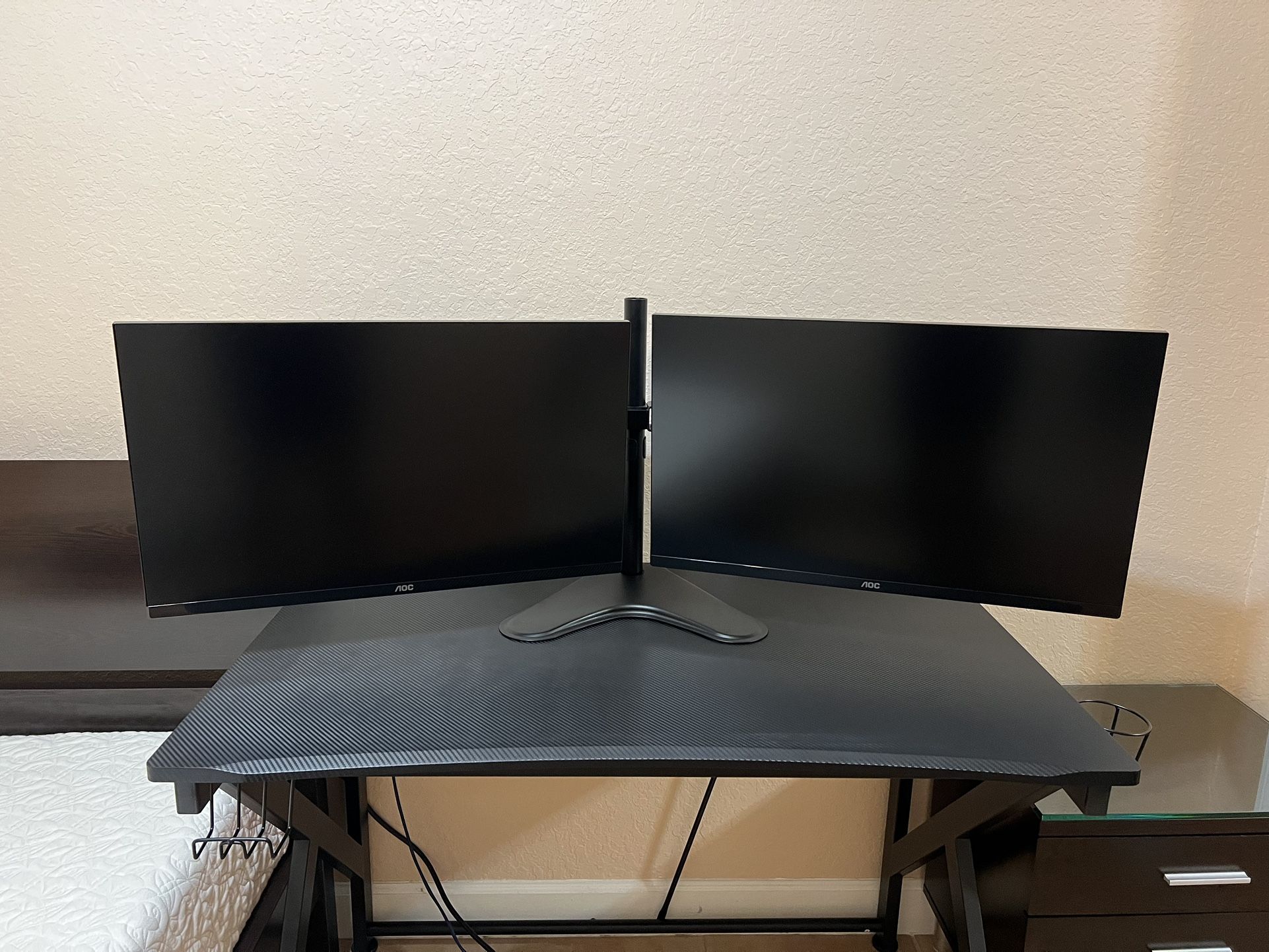 AOC Monitors with Dual Monitor Stand