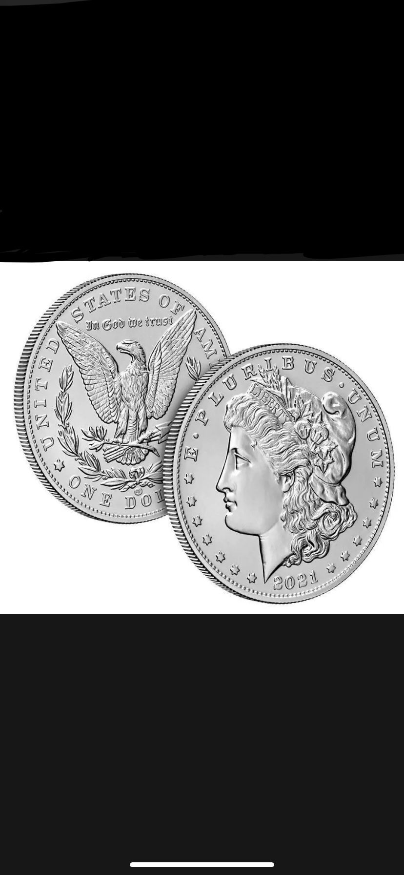 2021 Morgan Silver Dollar with CC Privy Mark 21XC US MINT