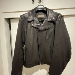 Men’s Schott NYC Leather Jacket- Sz Large