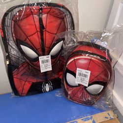 NEW Spider-Man Backpack & Lunchbox