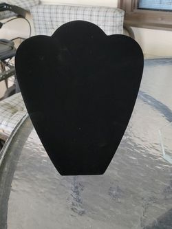 A Lot Of Eight Black Necklace Display Stands