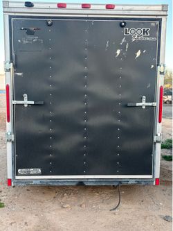 Black Trailer for Storage