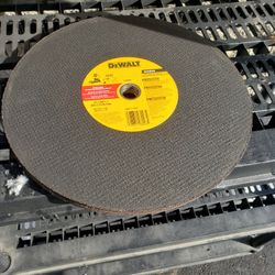 Dewalt 14" chop saw wheels

