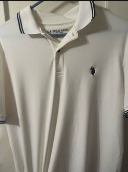 White and black polo