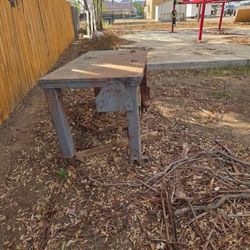 Metal Bench Table