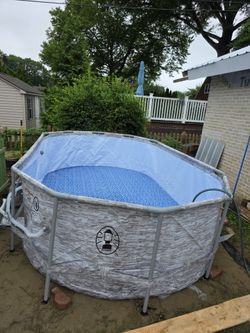 Swimming Pool and Pool Cover