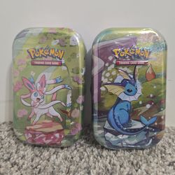 Pokemon Prismatic Evolutions Mini Tins