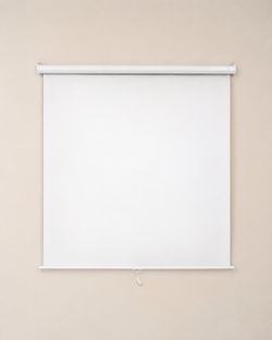 Studio (Pull-Down Style) White Screen & Black Double Sided Retractable Backdrop Screen