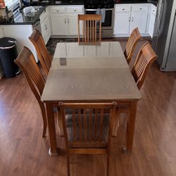 Hard Wood Dining Room Table 