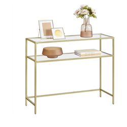 39 Inch Console Sofa Table, Modern Entryway Table