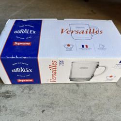 Supreme Duralex Glass Mugs Set Of 6