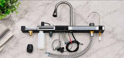 ✨ MULTIFUNCTION KITCHEN FAUCET SYSTEM – FAUCET ONLY, SINK NOT INCLUDED – $100 ✨