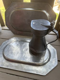 Scrap Pewter Lot 12 Pounds All Pewter most marked Reloading Casting Jewelry