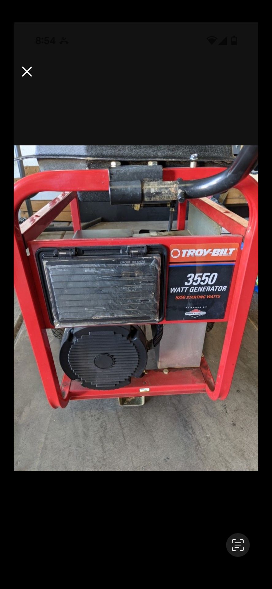 TROY -BILT PORTABLE GENERATOR. LIKE NEW👌🏼