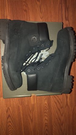 Black Timberlands Mens 8.5