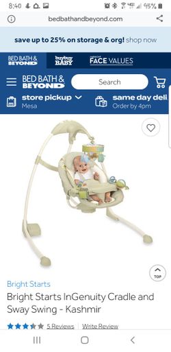 Baby swing bed bath and beyond top