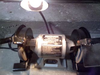 Desk Grinder with work light