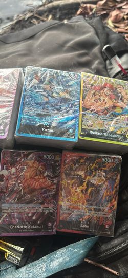 One piece 5 sealed leader decks