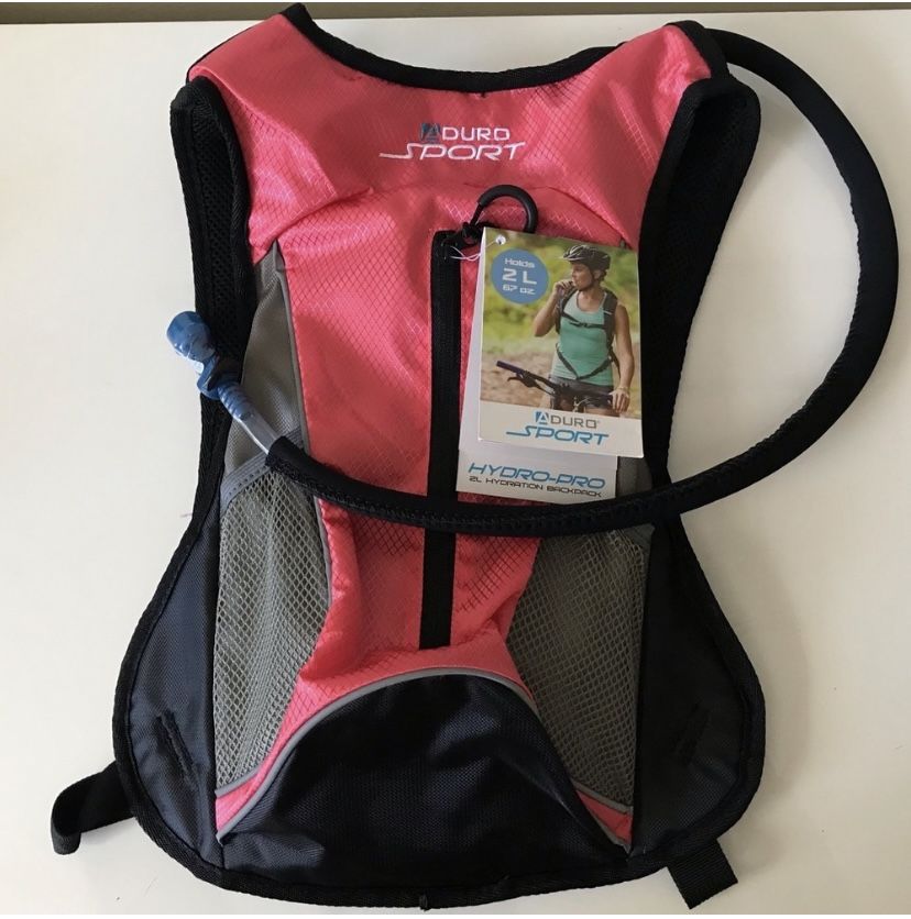 Aduro Sport Hydro-Pro Hydration Backpack 2L BPA Free Water Tank