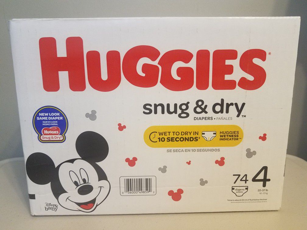 New Huggies diapers