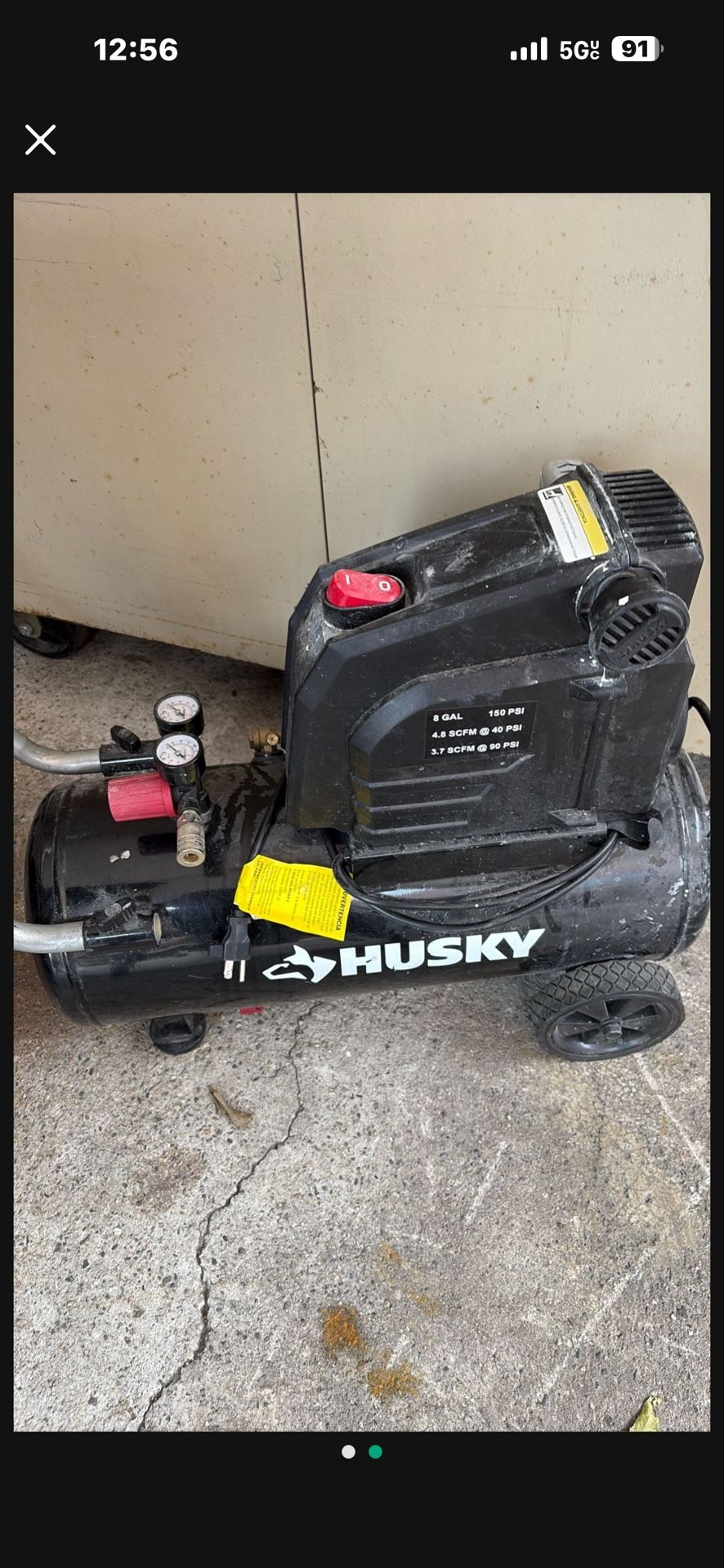 HUSKY 8 Galones Compresor