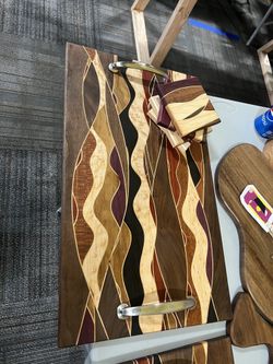 Exotic Wood Serving Treys (your Choice $150 )