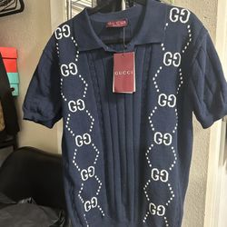 Gucci GG Knitted Cotton Polo 
