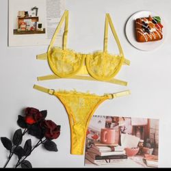 2 Piece Lace Bra Set