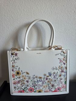 Aldo floral tote handbag