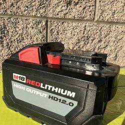 Milwaukee M18 High Output HD 12.0 Ah Battery 