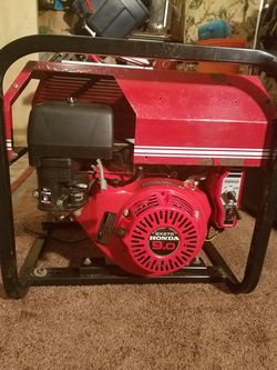 Honda 5000 Watts Generator.