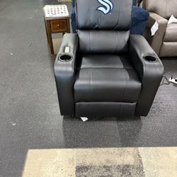 Power Recliner ( Seattle Kraken) On Sale