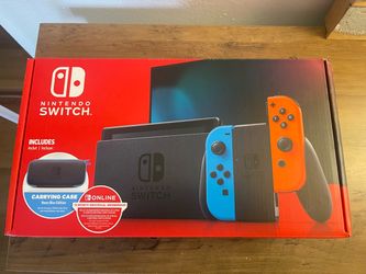 *******BRAND NEW NINTENDO SWITCH FOR SALE WITH CARRYING CASE********