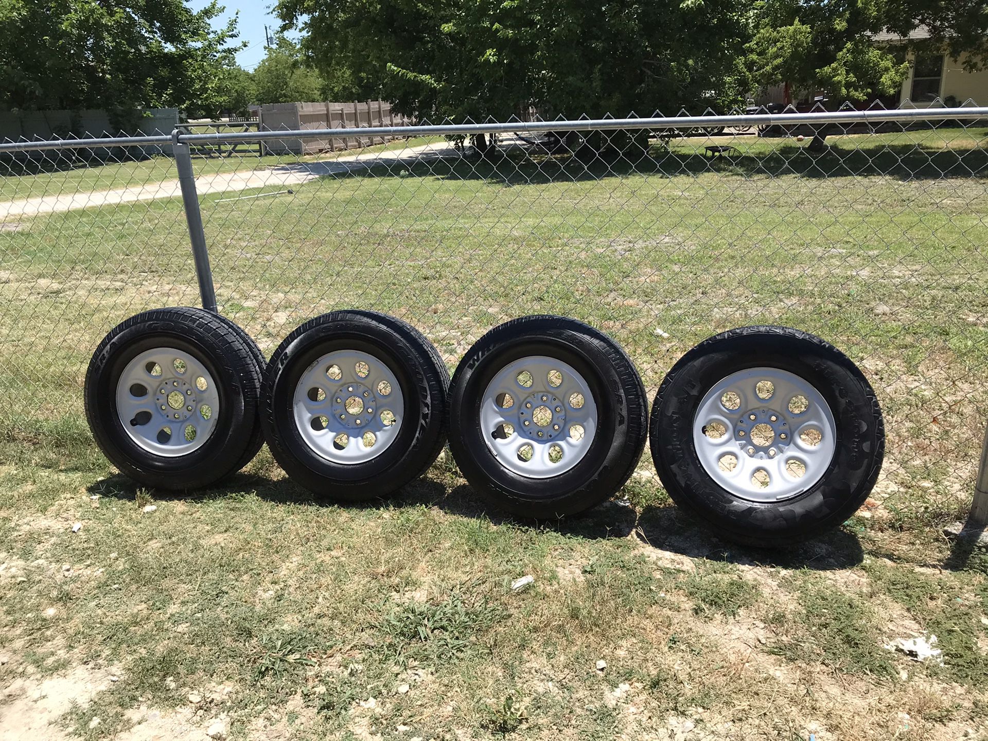 17 Inch Chevy And GMC rims and tires