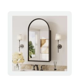 StorageKeonjinn Arched Medicine Cabinet