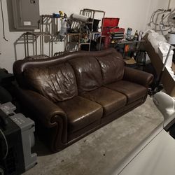 Leather Couch 