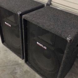 (2) Sonic Speakers