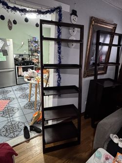 Dark Brown Bookshelf 