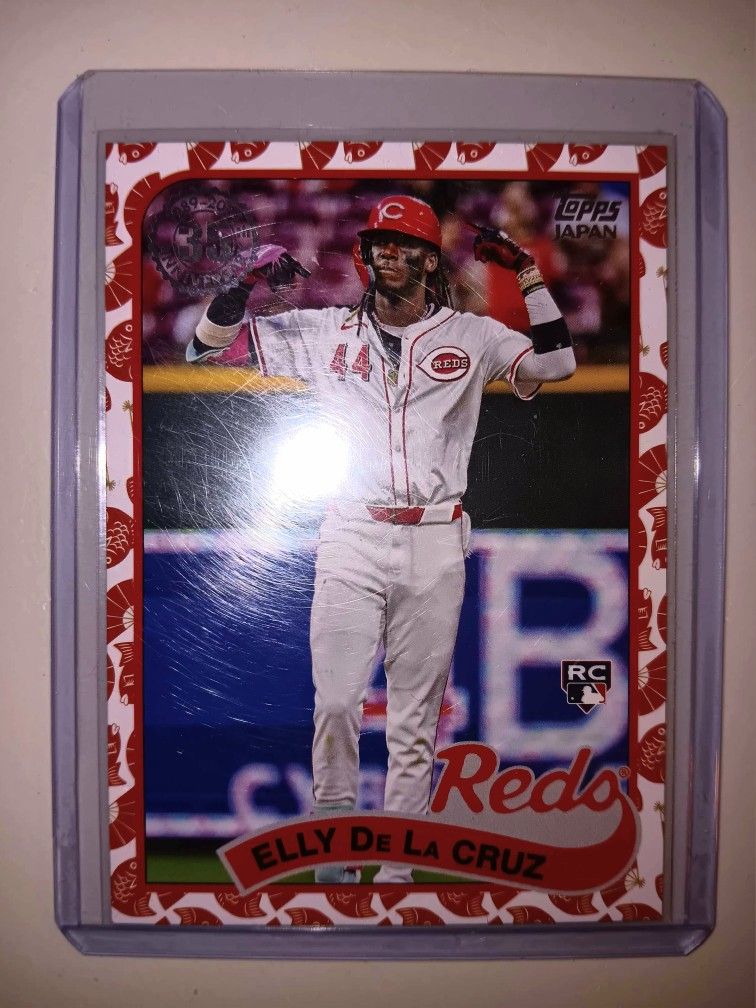 2024 TOPPS ELLY DE LA CRUZ JAPAN KOI VARIATION ROOKIE BASEBALL CARD