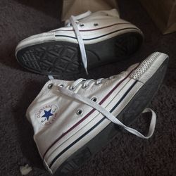 Converse White High Tops