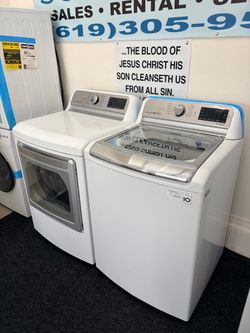LG washer and dryer Set / lavadora y secadora