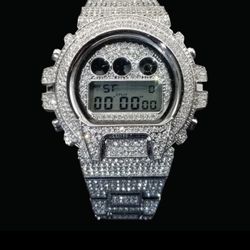 VVS Iced Out Diamond Simulated Casio